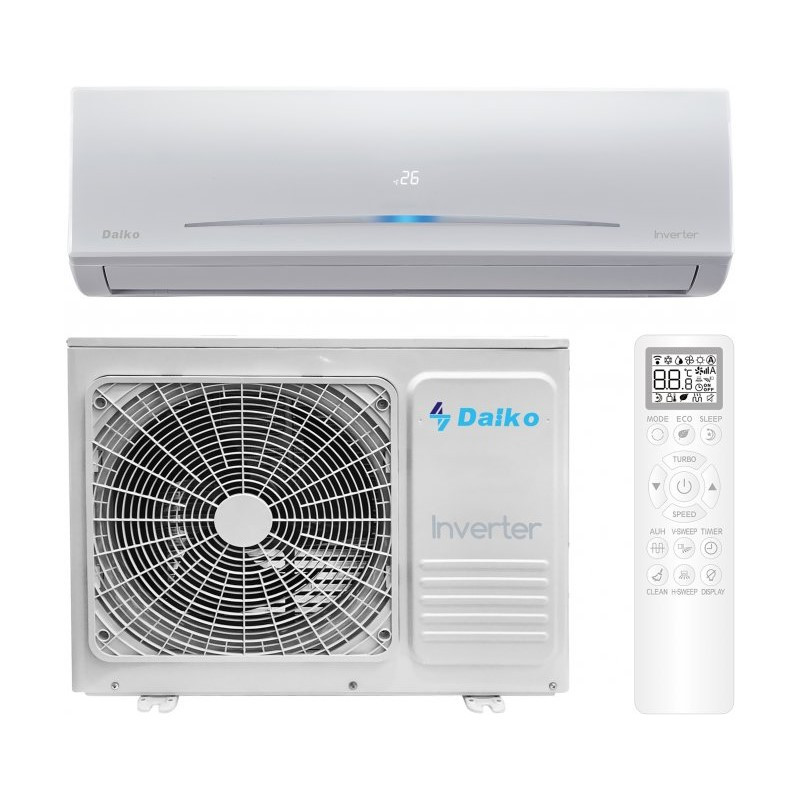 Кондиціонер DAIKO ASP-H12WINX серія Northland Inverter на обігрів до -25 градусів Кондиціонер DAIKO ASP-H12WINX серія Northland Inverter на обігрів до -25 градусів