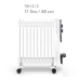 Масляний радіатор Trotec TRH 21 E, 2500 Вт, 30 м²