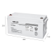 Гелевий акумулятор DELUX LB 12V 150AH Гелевий акумулятор DELUX LB 12V 150AH